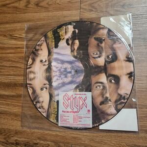 STYX Pieces Of Eight A&M Records 1978 PR 4724 Picture Disc Hype Stickers Sealed